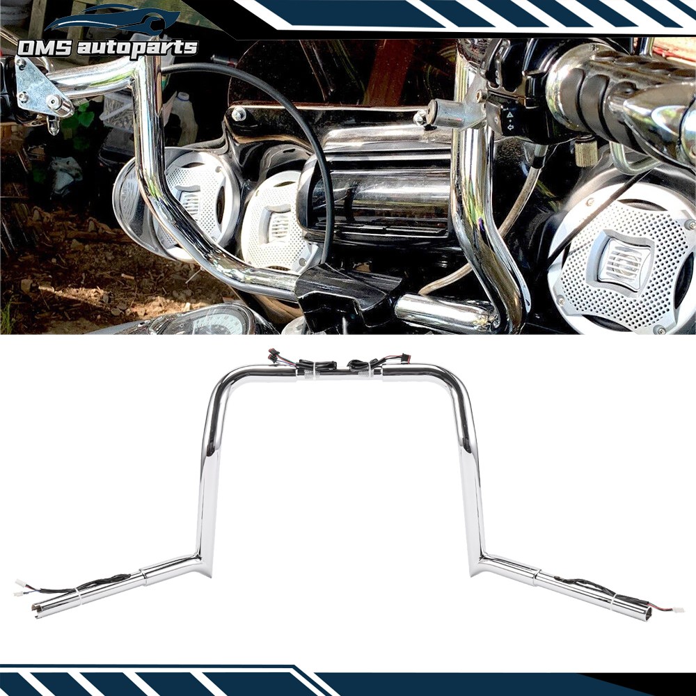 Pre-Wired 14″ Meathook Ape Hanger Handlebar For 2015-2025 CVO Street Glide FLHX
