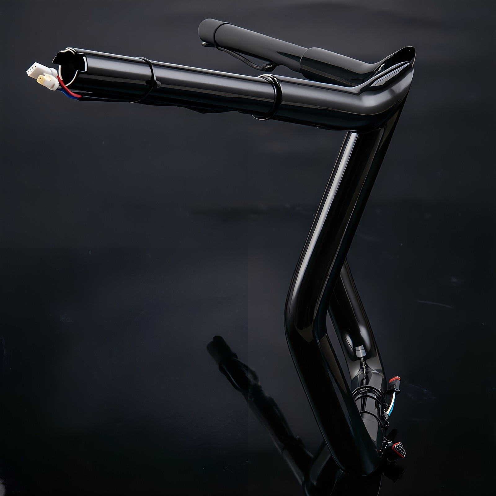 PRE-WIRED 12″ Meathook Handlebar 1-1/4” Fat for Harley Street Glide 2014-2026