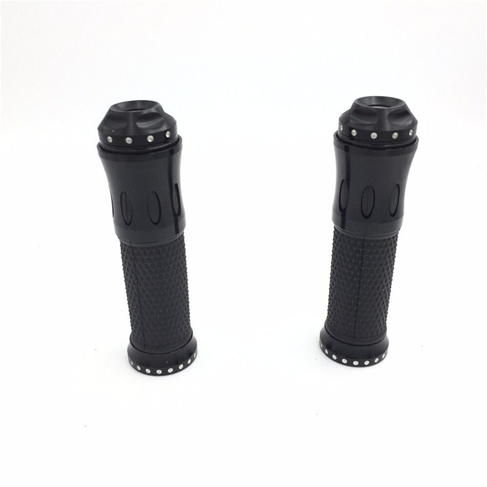 HongK Yamaha FZR 600R R6S FZ1 FZ6 TDM900 7/8″ Black None-Slip Rubber Hand Grips