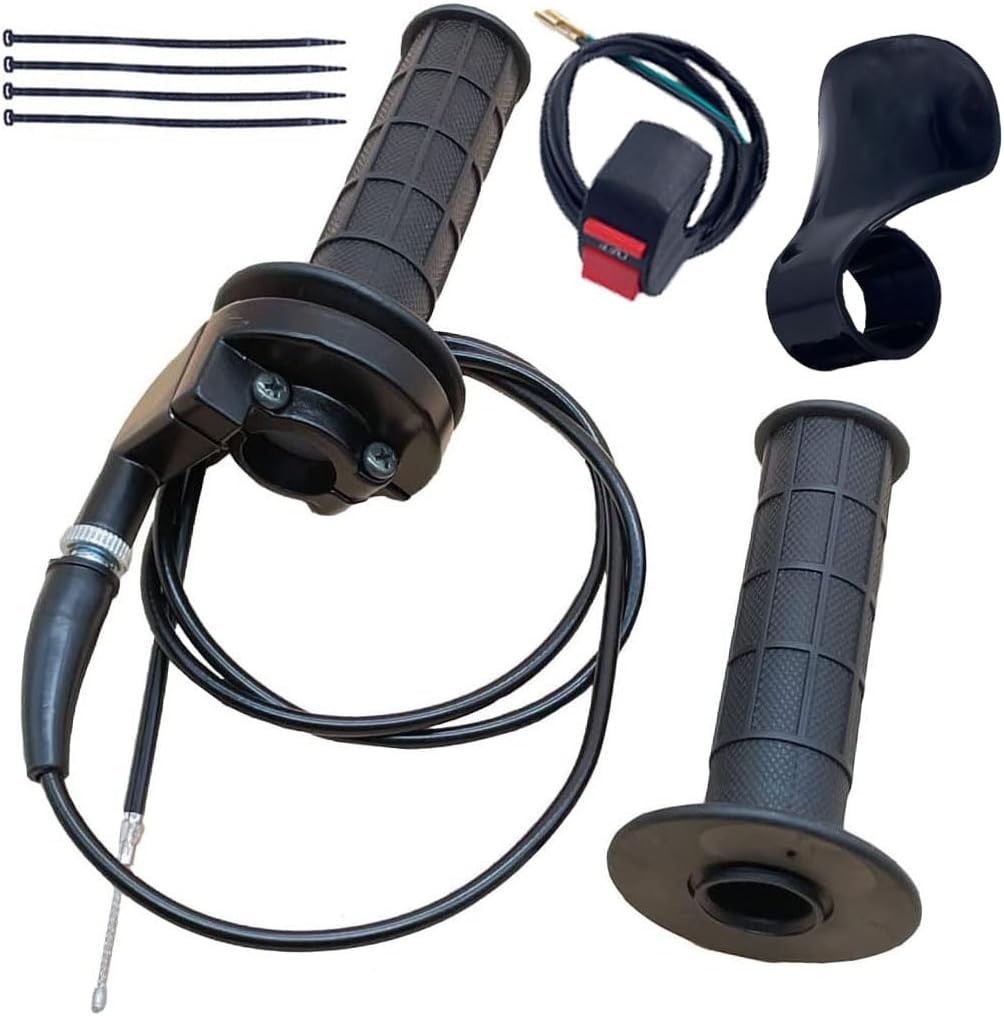 Complete Throttle Grip Assembly for 50cc-250cc Dirt Bikes: Lightweight & Durable