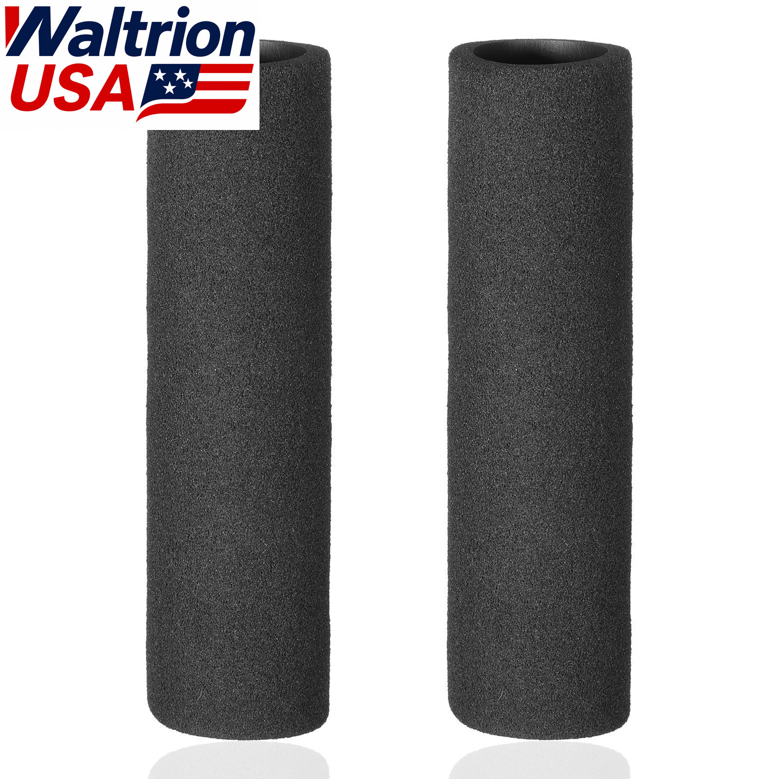 2Pcs Motorcycle Foam Handlebar Hand Grips Sponge Covers Anti Slip 1 To 1 2 In