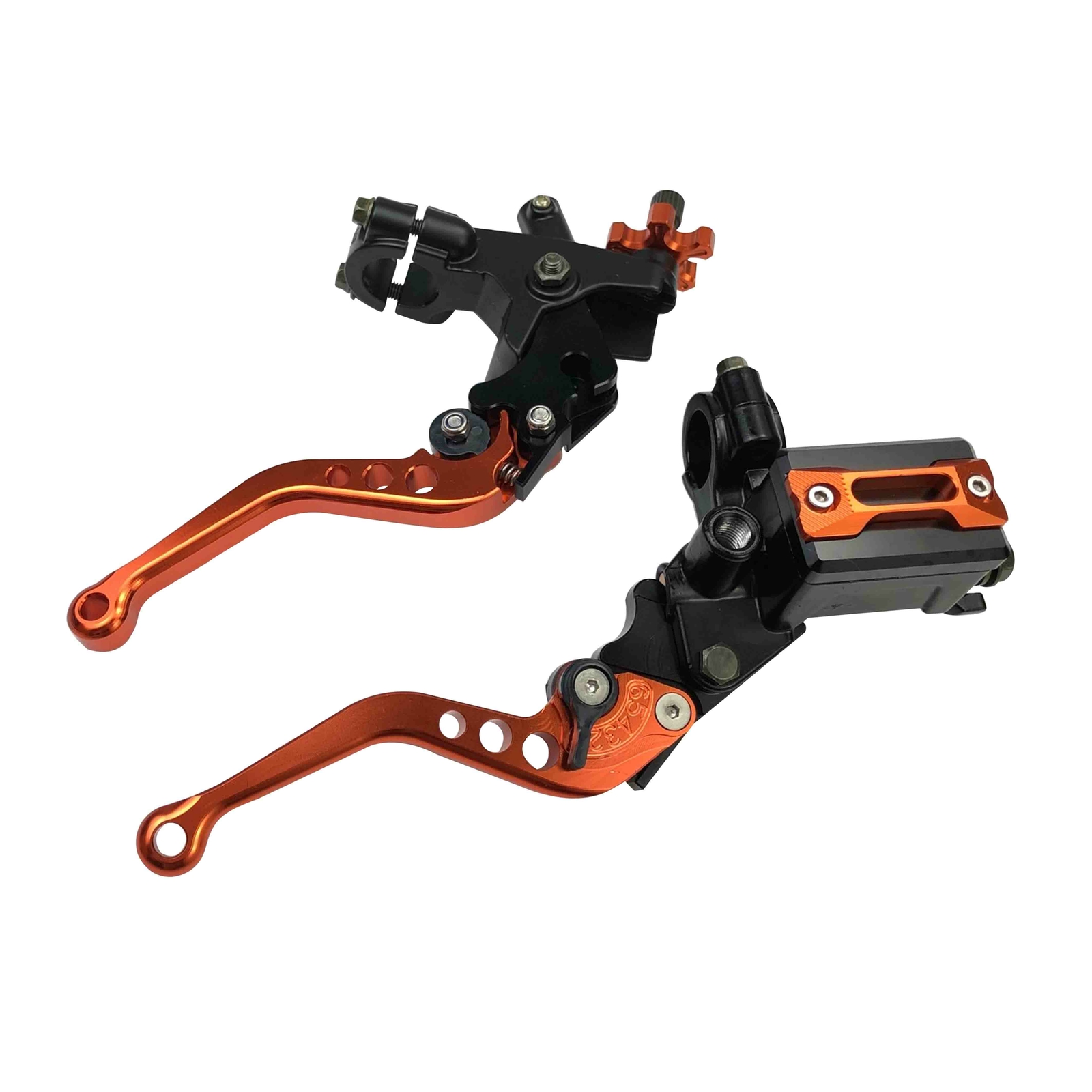 Universal 7/8″ CNC Motorcycle Handlebar Brake Master Cylinder & Clutch Lever Set