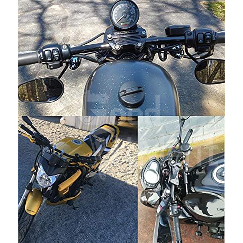 For Honda Shadow VT1100 1″inch 25mm Motorcycle Drag Bar Handlebars Matte Black