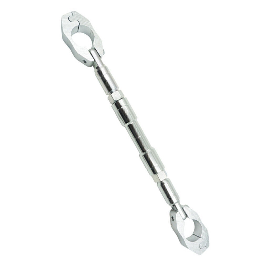 Universal Motorcycle Balance Bar 7/8” 22mm Cross Bar Handlebar Crossbar Silver