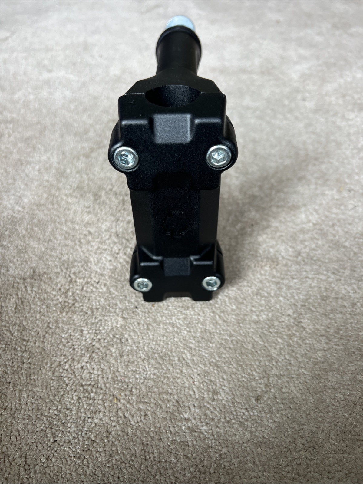 GENUINE HARLEY DAVIDSON BLACK ANODIZED TALL HANDLEBAR RISERS WITH TOP CLAMP