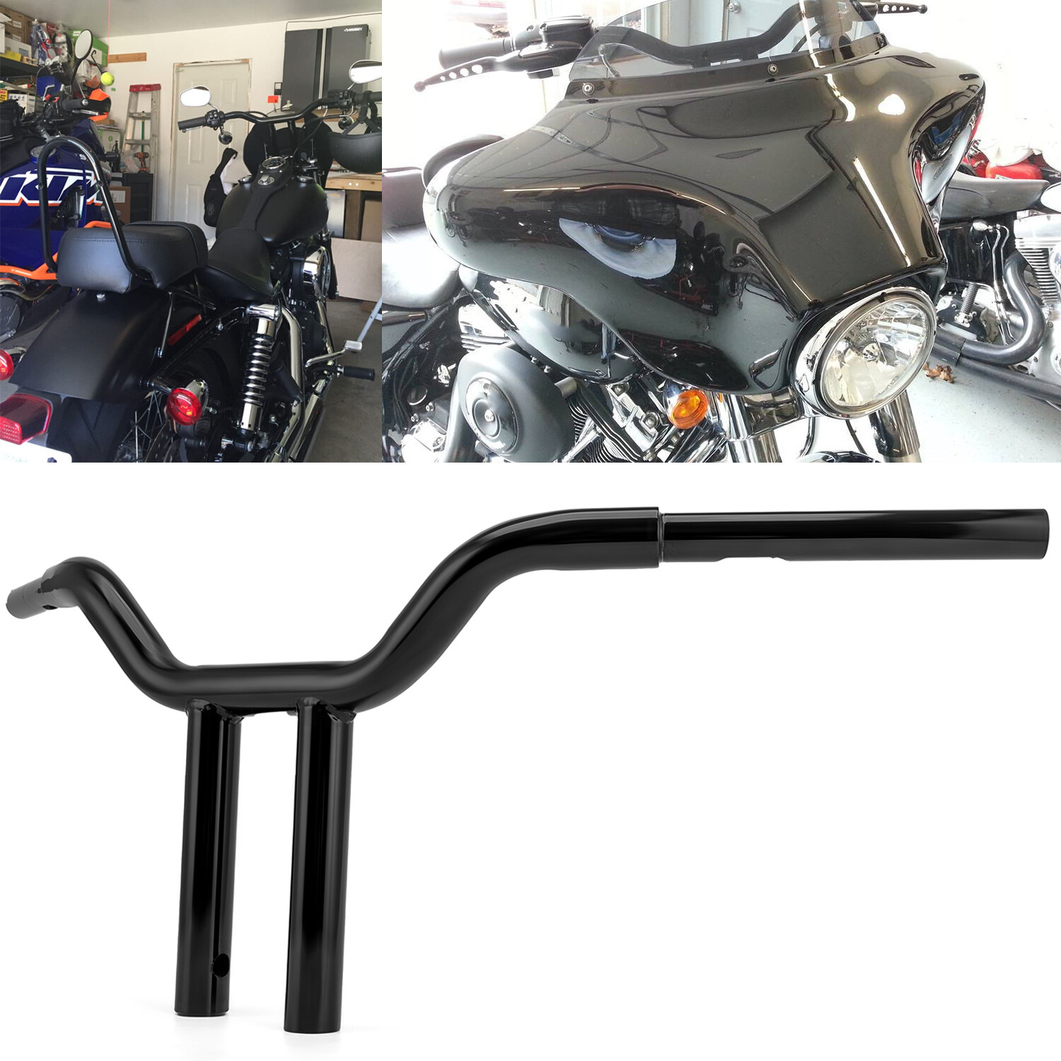 12″ Inch MX-T Bars Handlebar For Harley Softail Sportster Dyna FXD Wide Glide US