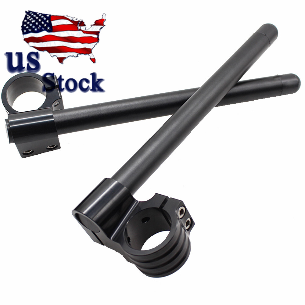Aluminum 7/8″ 22mm Motorcycle Vortex Clip On Ons Handle Bars Handlebars Tube