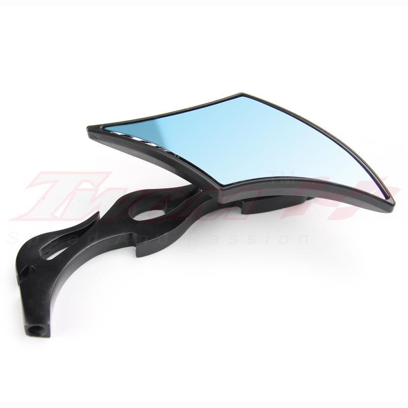 Motorcycle Universal Metal Black Side Rearview Mirrors M8 M10 Blade Bobber Honda