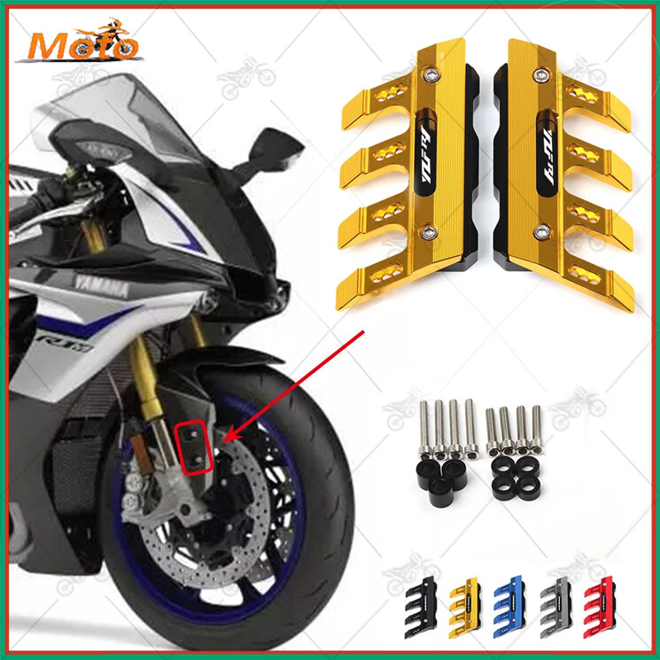 Front Fork Protector Fall Protection Frame Slider For YAMAHA YZFR1 YZF-R1 YZFR1M