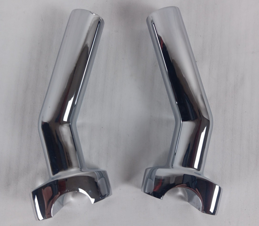 HARLEY SPORTSTER DYNA SOFTAIL 5″ HANDLEBAR RISERS W/TOP CLAMP 56568-86 56066-82A