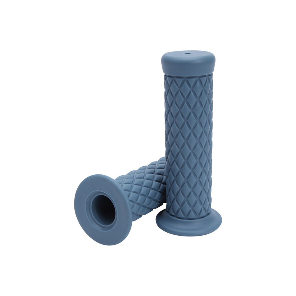Motorcycle 7/8″ Hand Grips Handle Bar Rubber Gel For Honda Yamaha Kawasaki Cafe