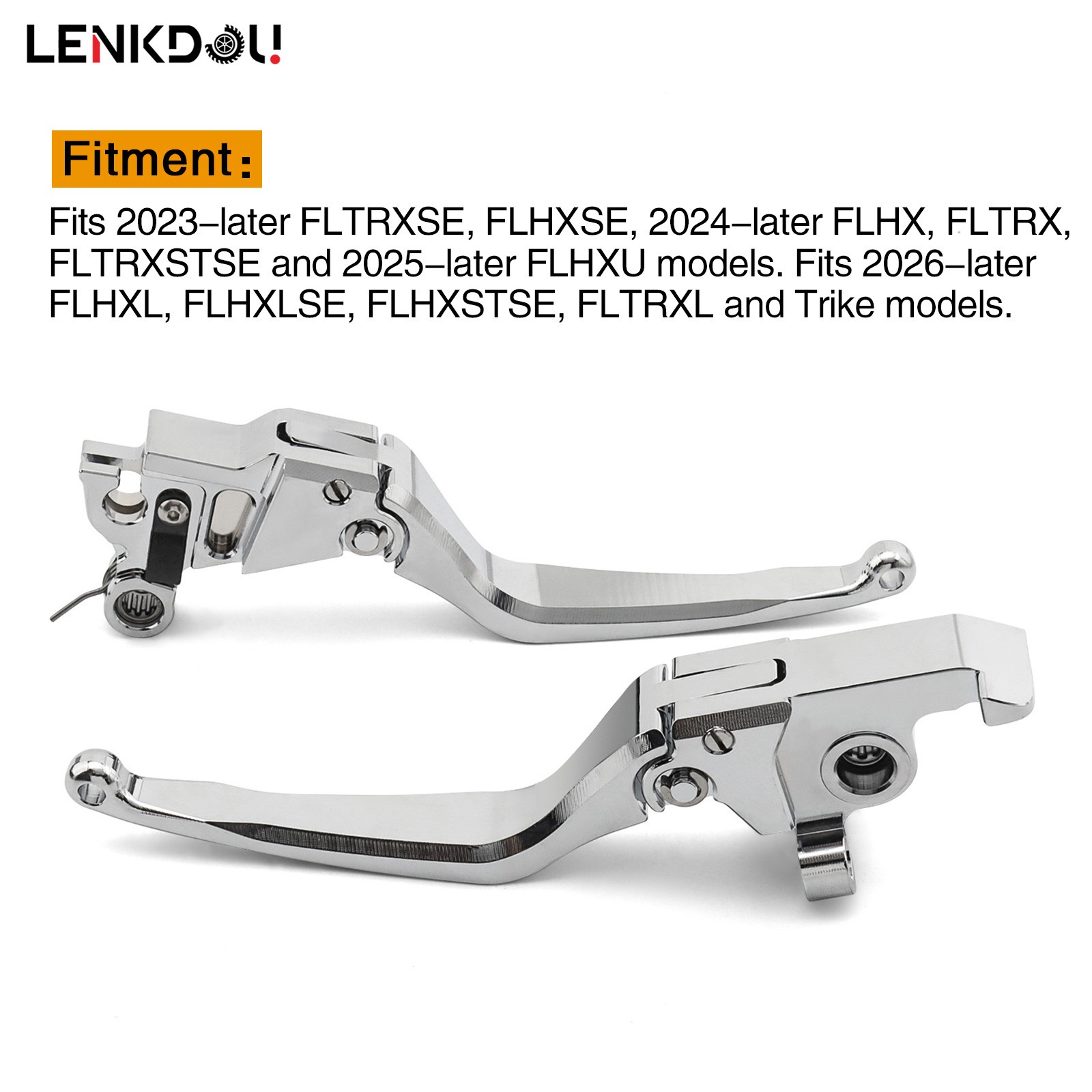 For Harley Touring CVO Road Glide 2023 2024 2025 Street Glide Hand Brake Levers