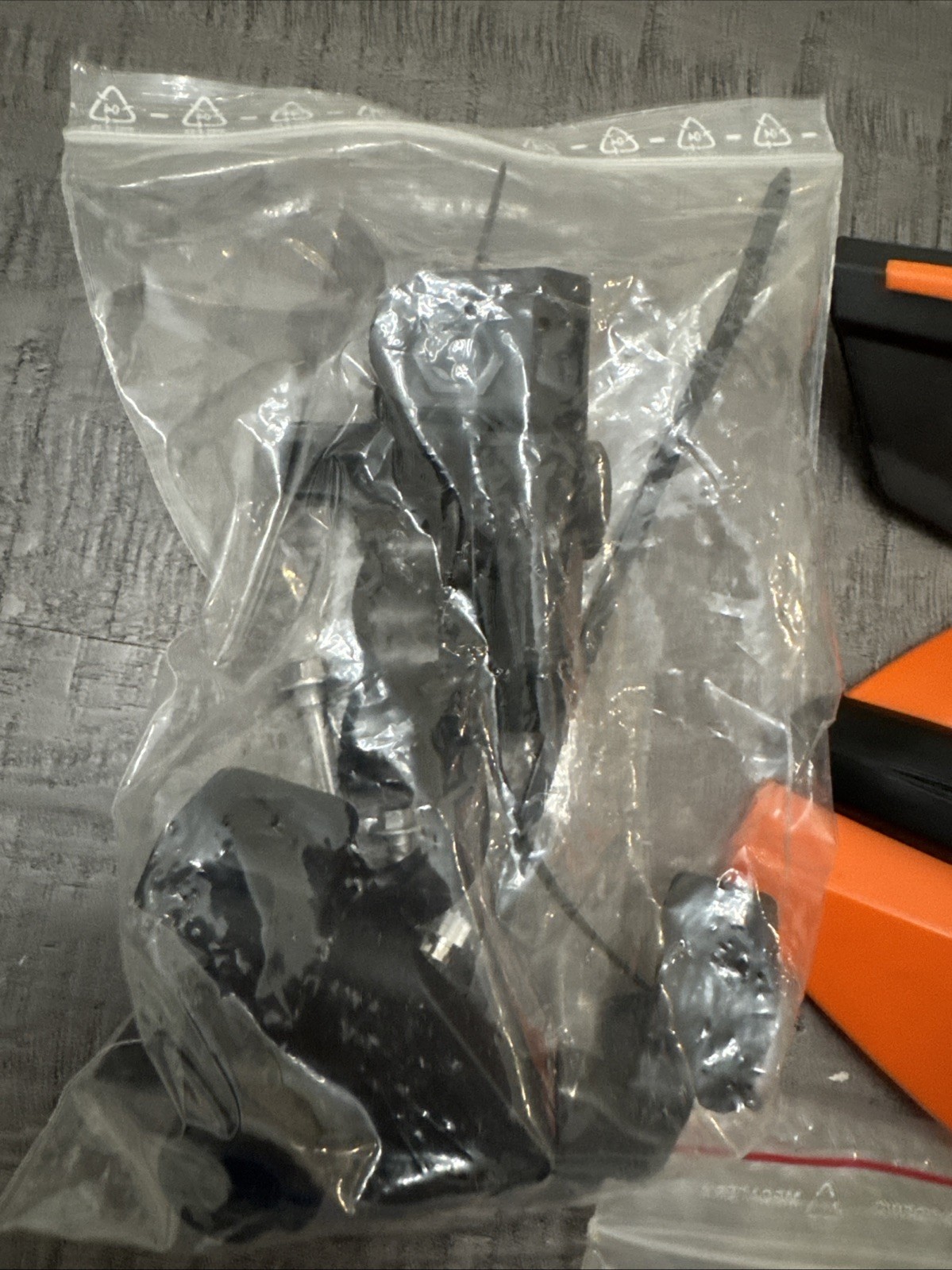 OEM Brandauer KTM Style Handguards Orange Black w/ Mounting Kit Made in Austria