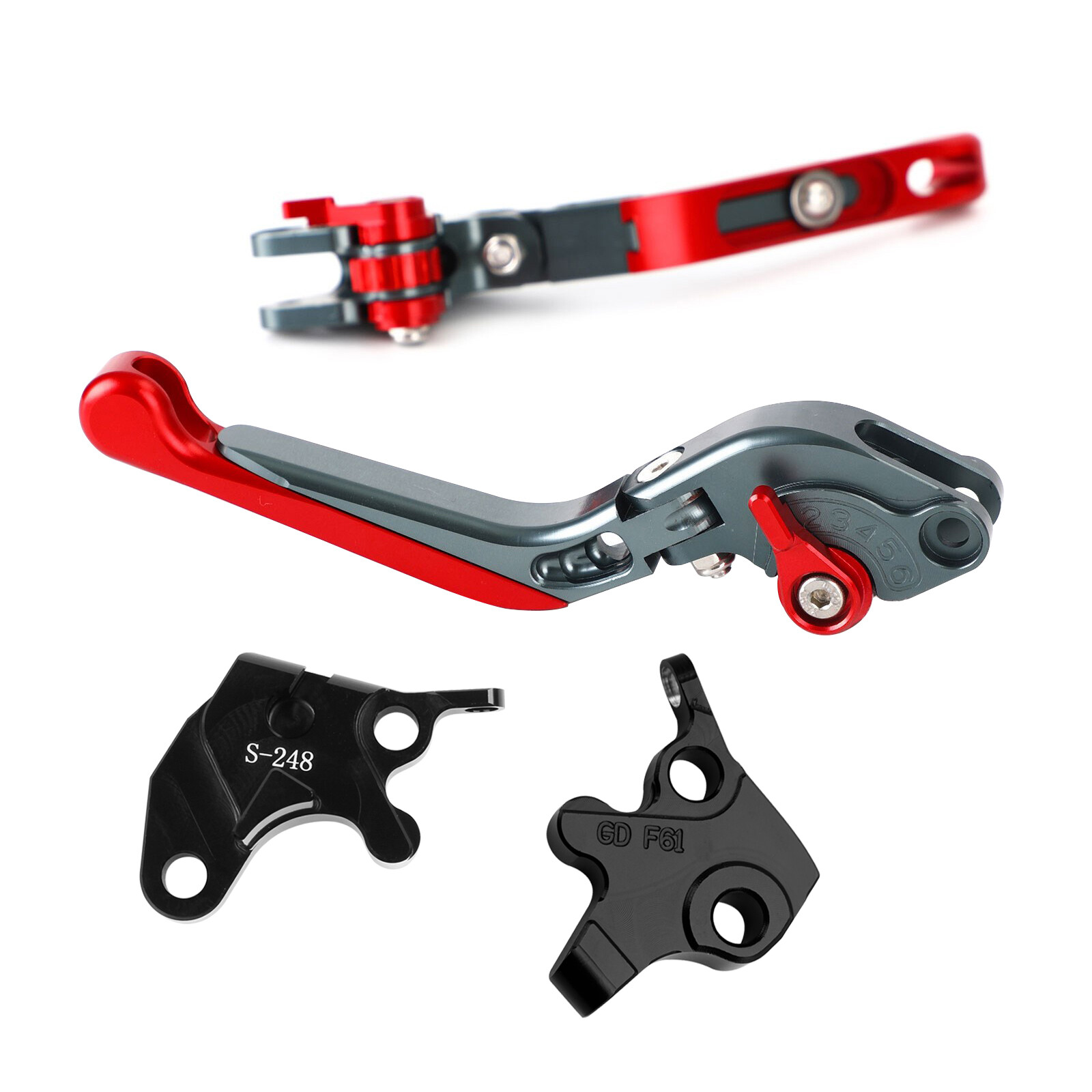 Adjustable Clutch Brake Lever fit for YAMAHA YZF R125 2008-2011 Red S2