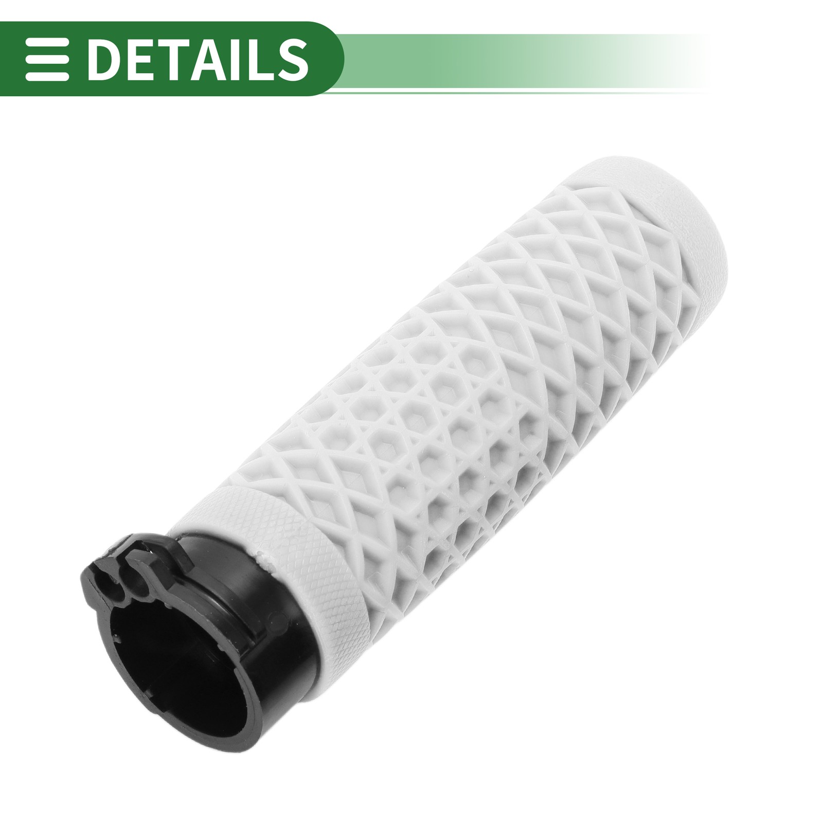 1″ 25mm Motorcycle Hand Grips Cover Kit Handlebar Cover TPU White