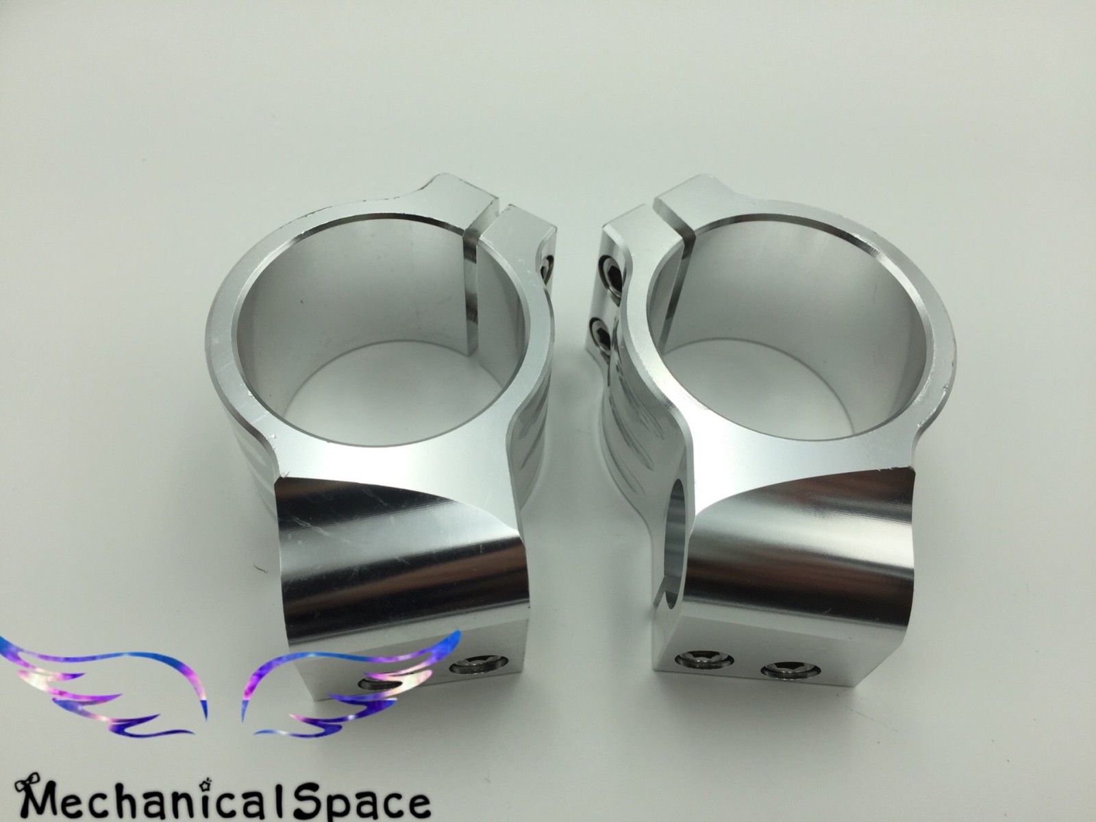 50mm, 7/8″ Tube, CNC Motorcycle Universal Clip On Ons Fork Handle Bar Handlebars