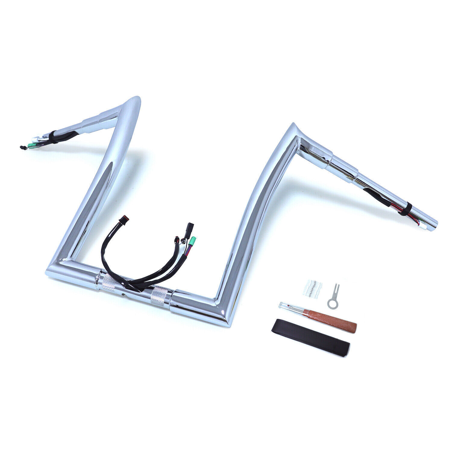 Prewired Ape Hanger 32mm Handlebar for HARLEY Road Glide 2015 Rise 12″ 14″ 16″