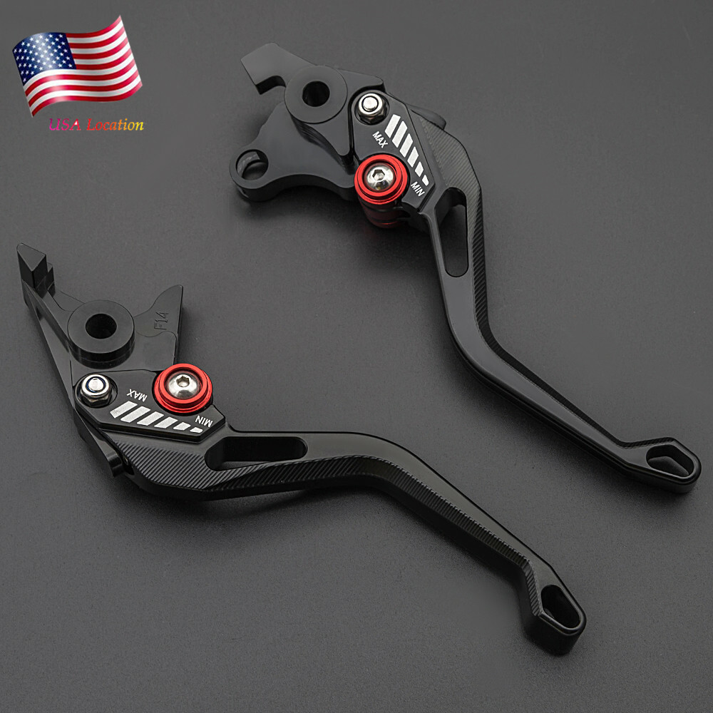 For VTX1300 2003-2008 CB400 VTEC 2002-2008 Brake Clutch Levers CNC Short Black