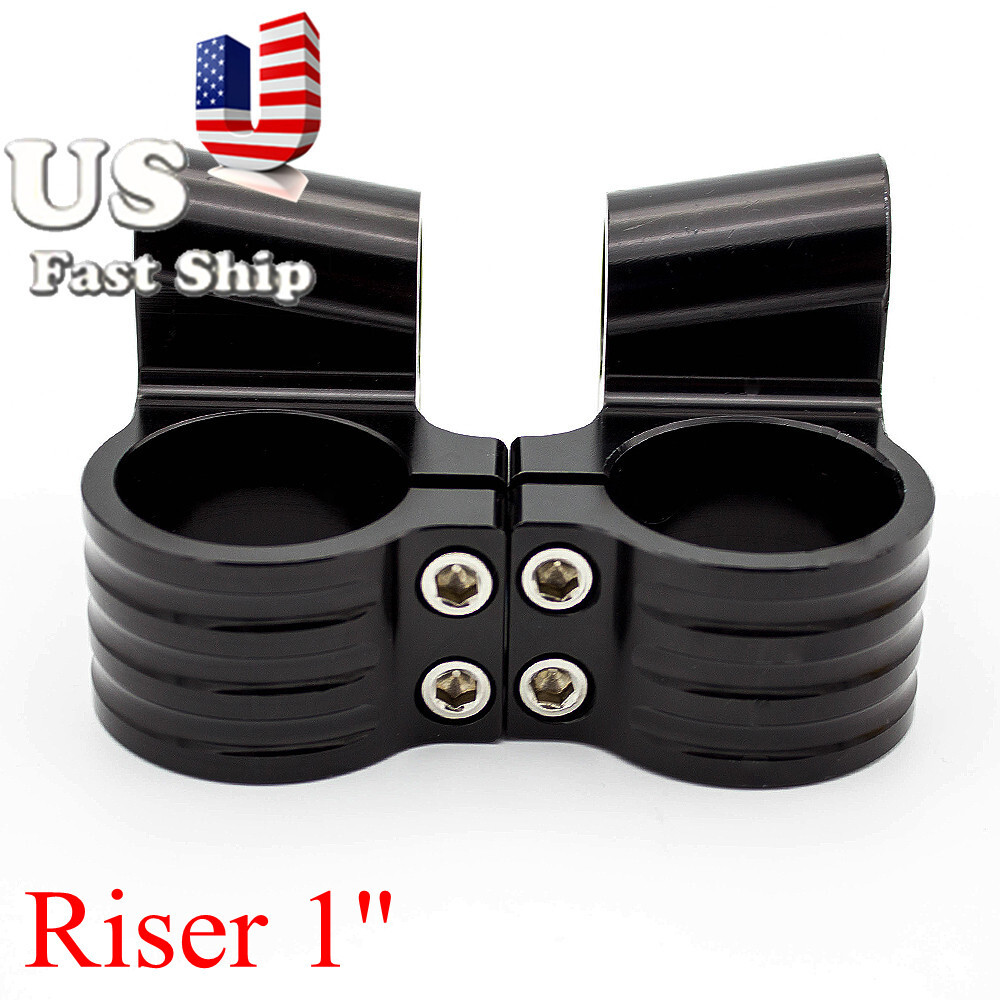CNC Regular/Riser 31-54mm Fork Replacement Clip on Handlebar Tube Clamp Aluminum