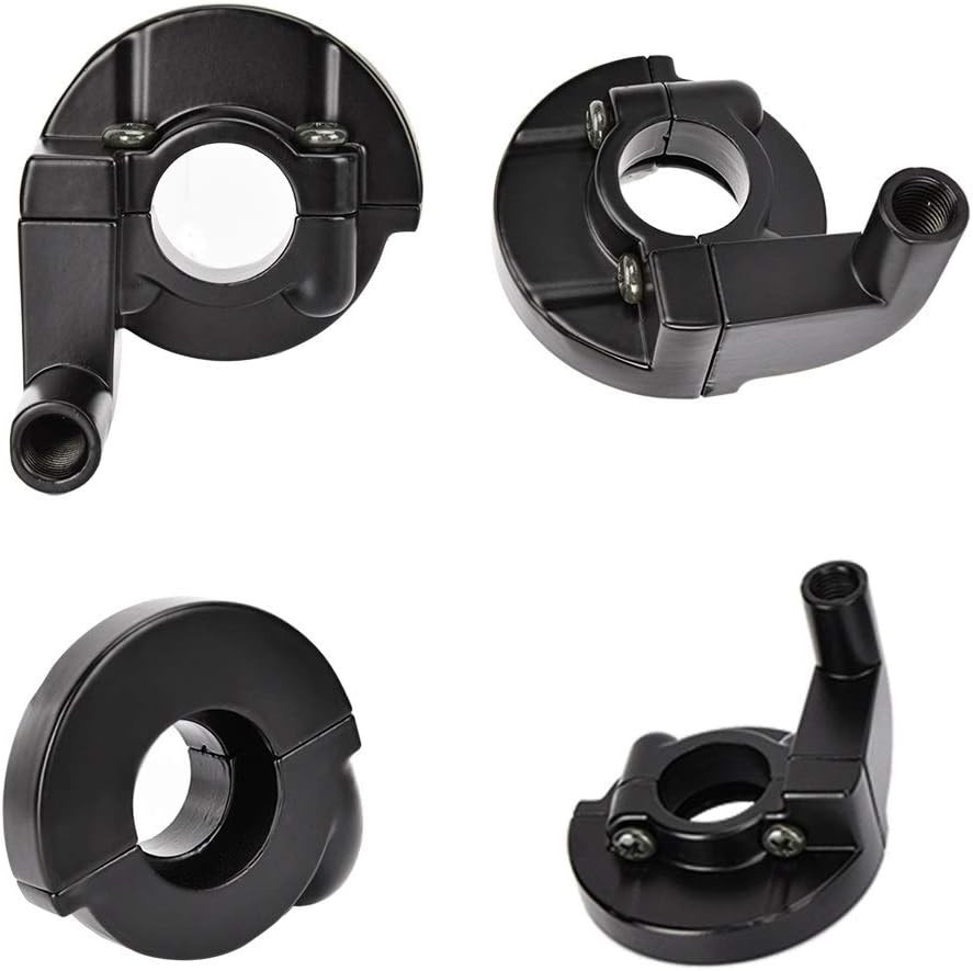 Durable 22mm Twist Throttle Grips with Easy Installation for Dirt Bikes & ATVs