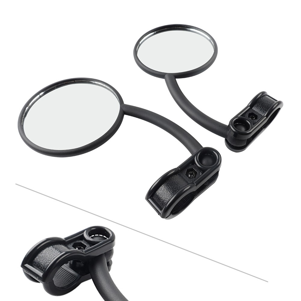 Right & Left Hand Dual Sport Mirror Fit Motorcycle Dirt Bike Supermoto Adv Atv