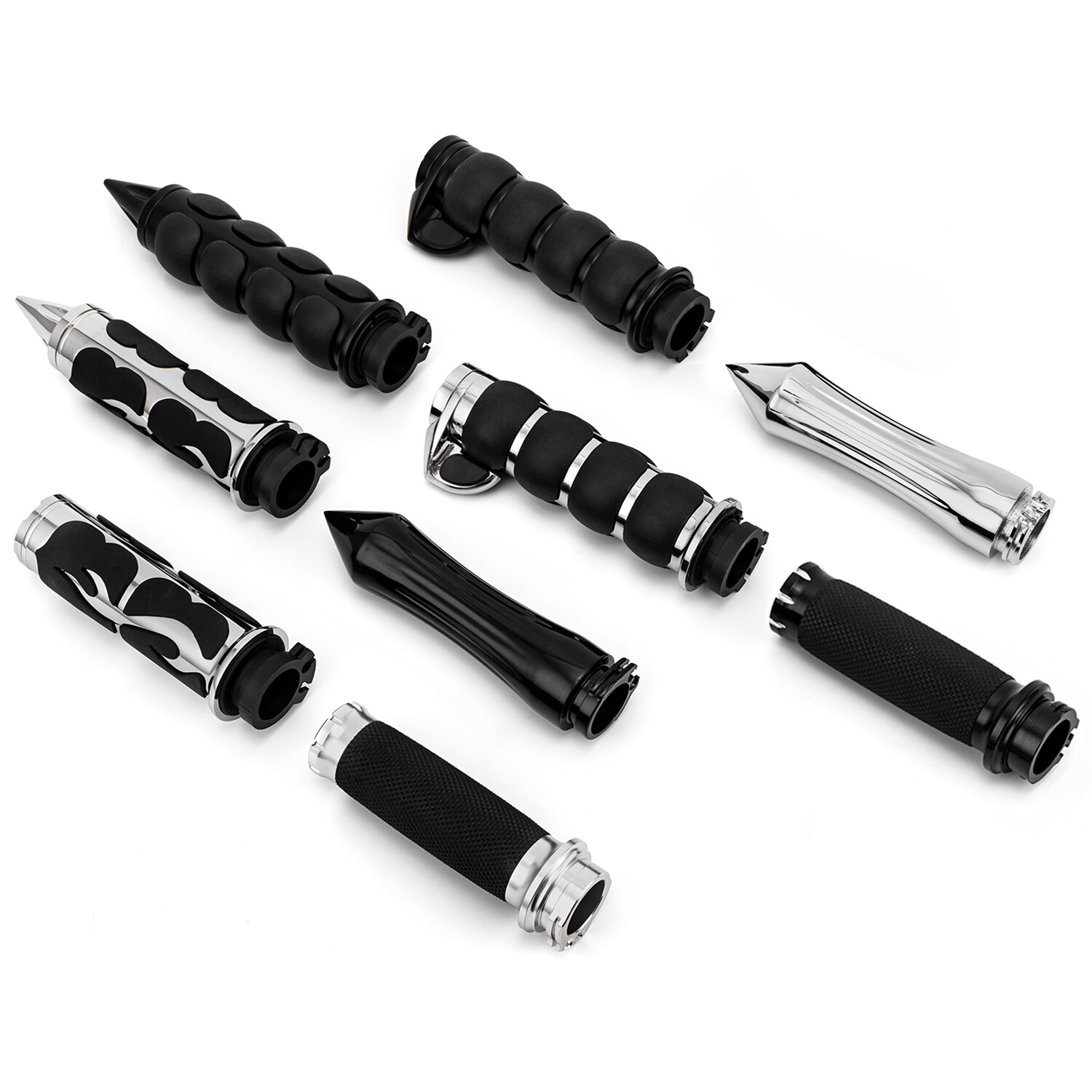 1” Inch Motorcycle Handle Bar Hand Grips for Harley Sportster Softail Road King