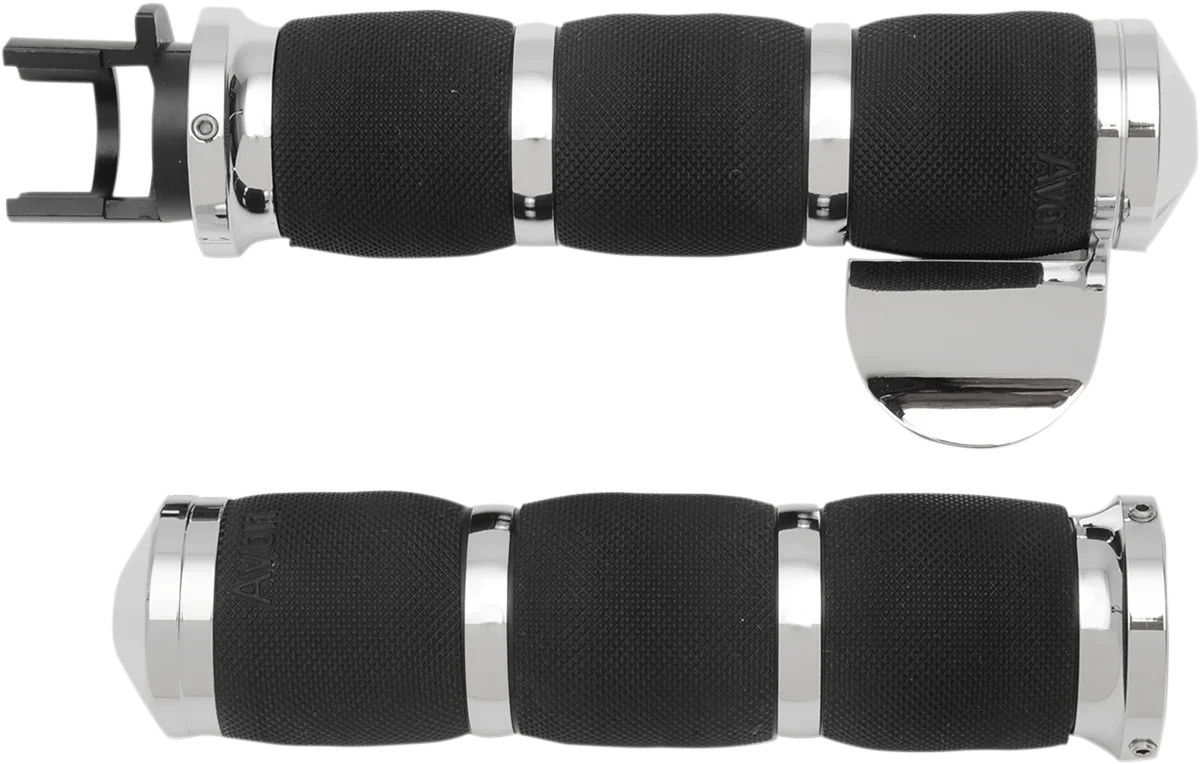 Avon Grips – Air Cushion – TBW – Chrome AIR-91-FLY fits 2013-2020 Harley-Davidso