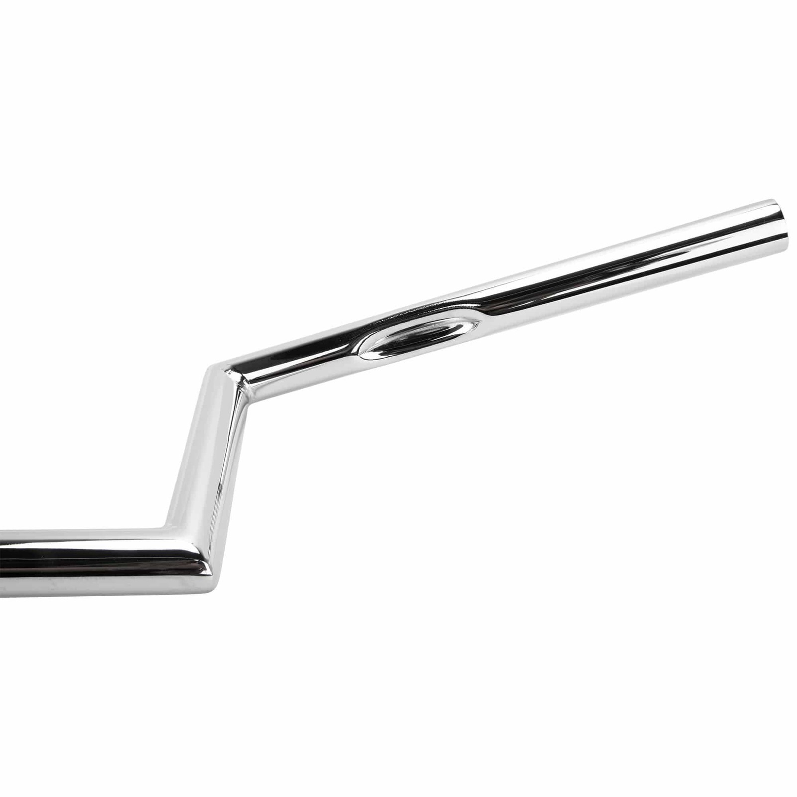 Chrome 1″ Z Bar Handlebars 6″ Rise chopper harley sportster shovelhead ironhead