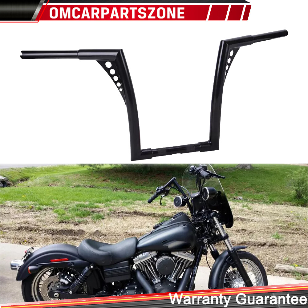 1 1/4″ Handlebar 14″ Inch Rise Ape Hangers For Sportster XL 883 1200 FLST FXST