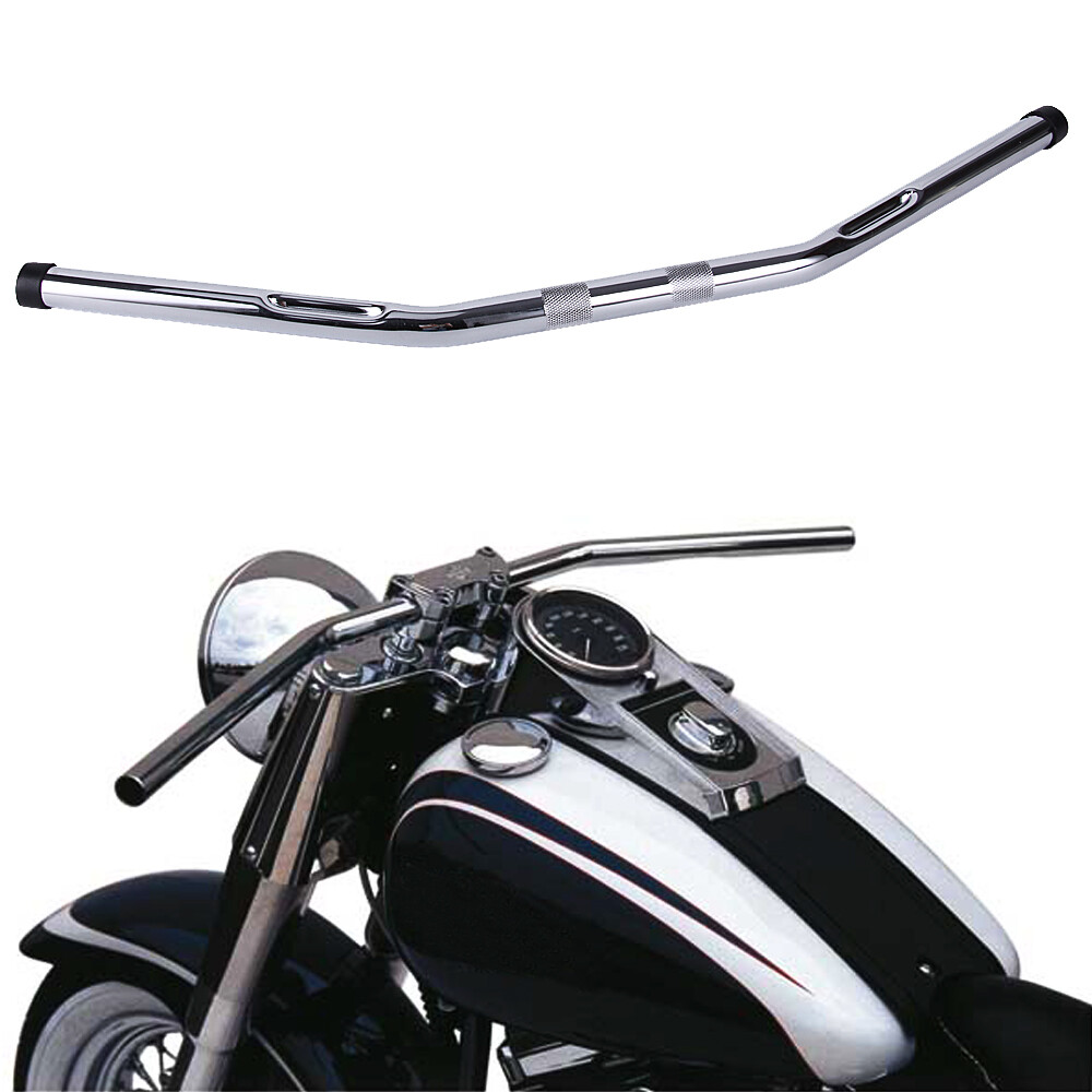 Motorcycle 1″ Drag Bar Handlebars for Harley Yamaha V-Star XVS 1100 1300 650 950