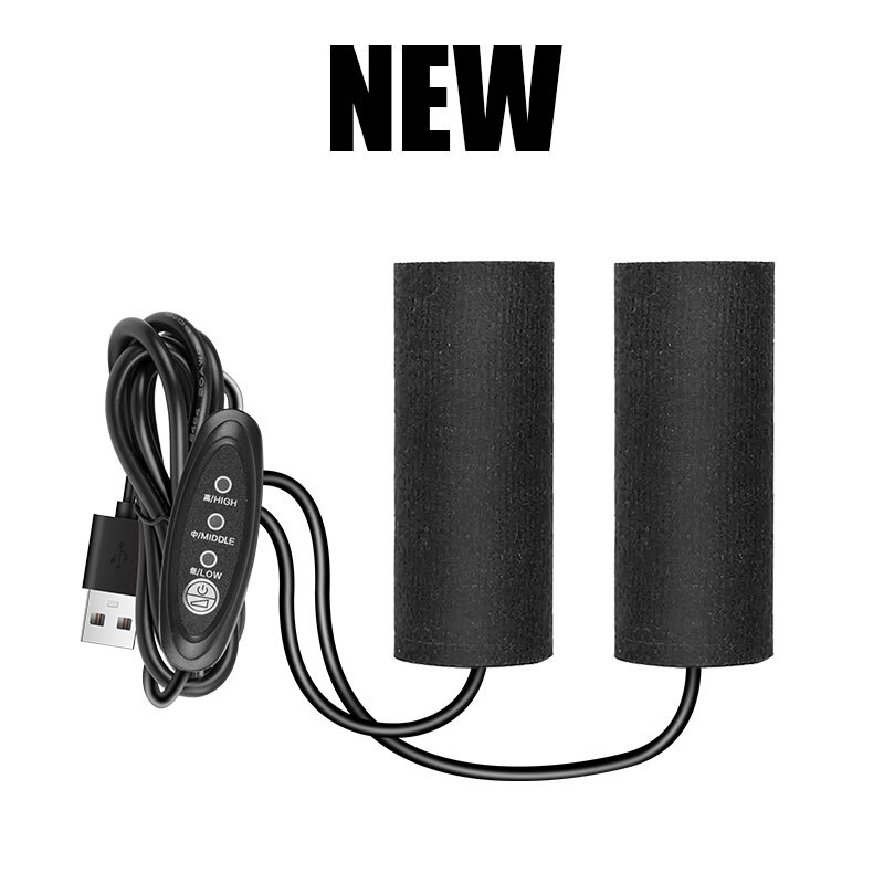 Electric Heated Motorcycle Hand Grips Adjustable Handlebar Cover Warmer Handle