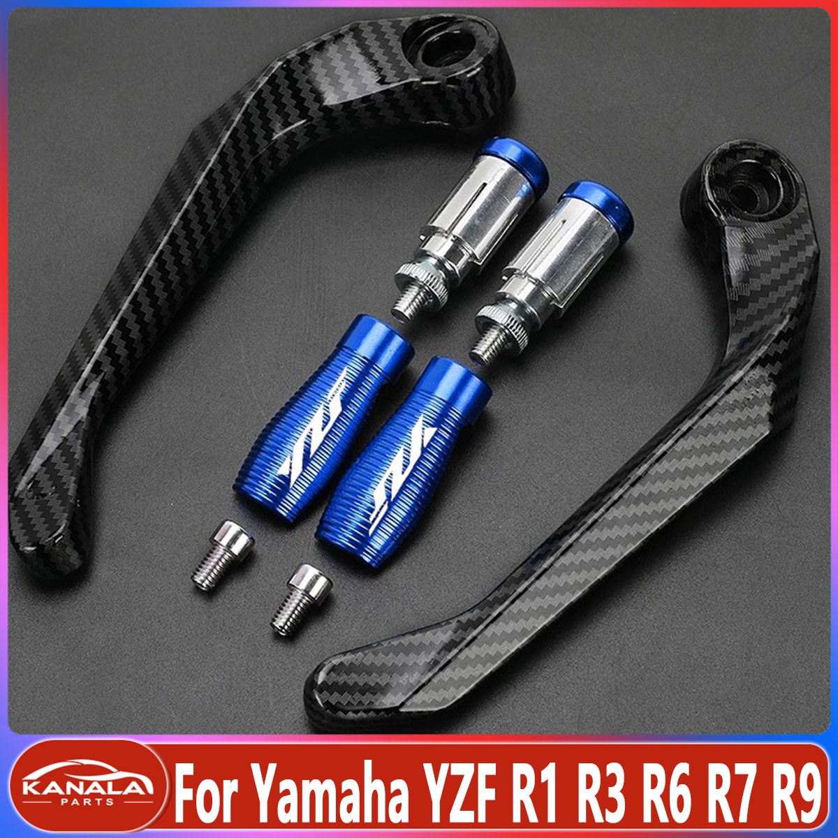 For Yamaha YZF R1 R3 R6 R7 R9 CNC Brake Clutch Levers Protector Guard Parts