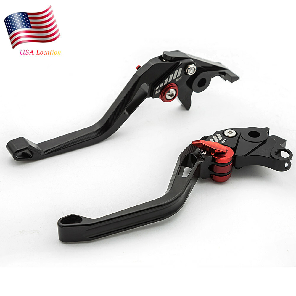 For VTX1300 2003-2008 CB400 VTEC 2002-2008 Brake Clutch Levers CNC Short Black
