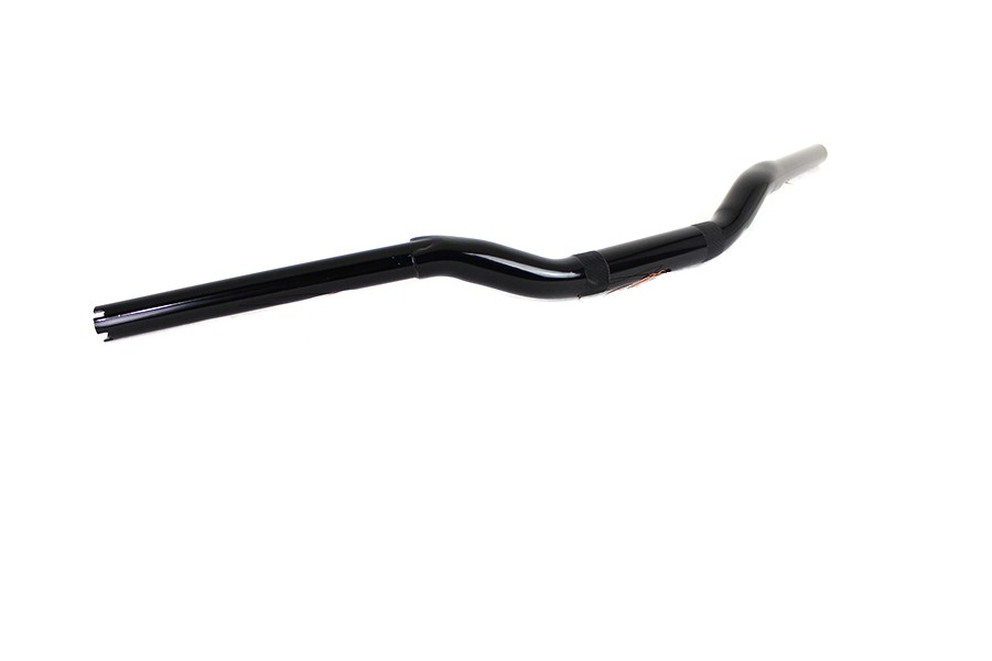 2 inch Drag Handlebar without Indents Black fits Harley Davidson