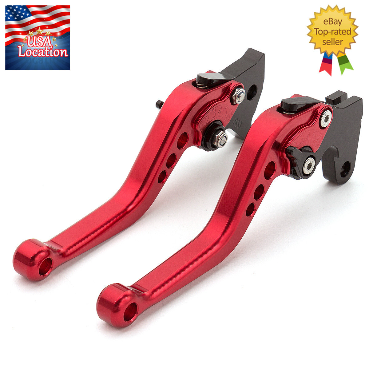 For CB500F/CBR500R/CB500X 2022 CB919 2002-2007 CNC Brake Clutch Levers Short Red