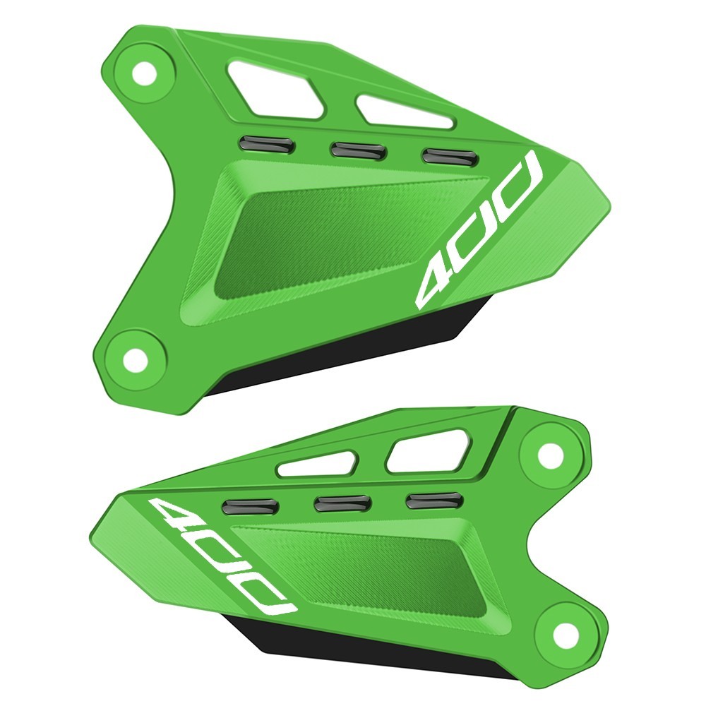 Foot Pegs Heel Plates Guard Protector For Kawasaki Ninja 400 ABS/SE 2018-2023