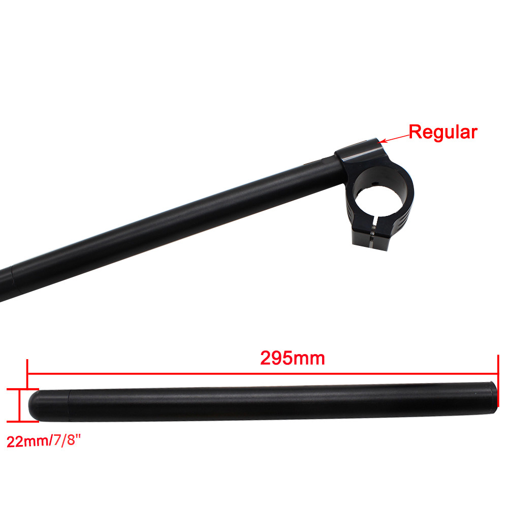 CNC Black 39MM Handlebars Clip Ons Handle Bars Clipons Handlebars Left & Right