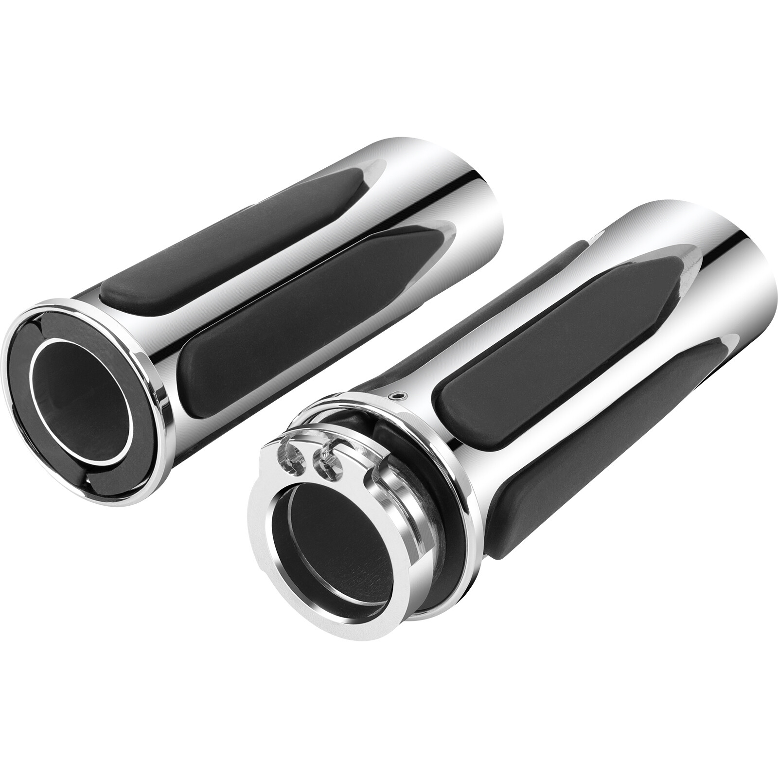 1″ Motorcycle Handlebar Hand Grips w/ Throttle For Harley FXST Softail Standard