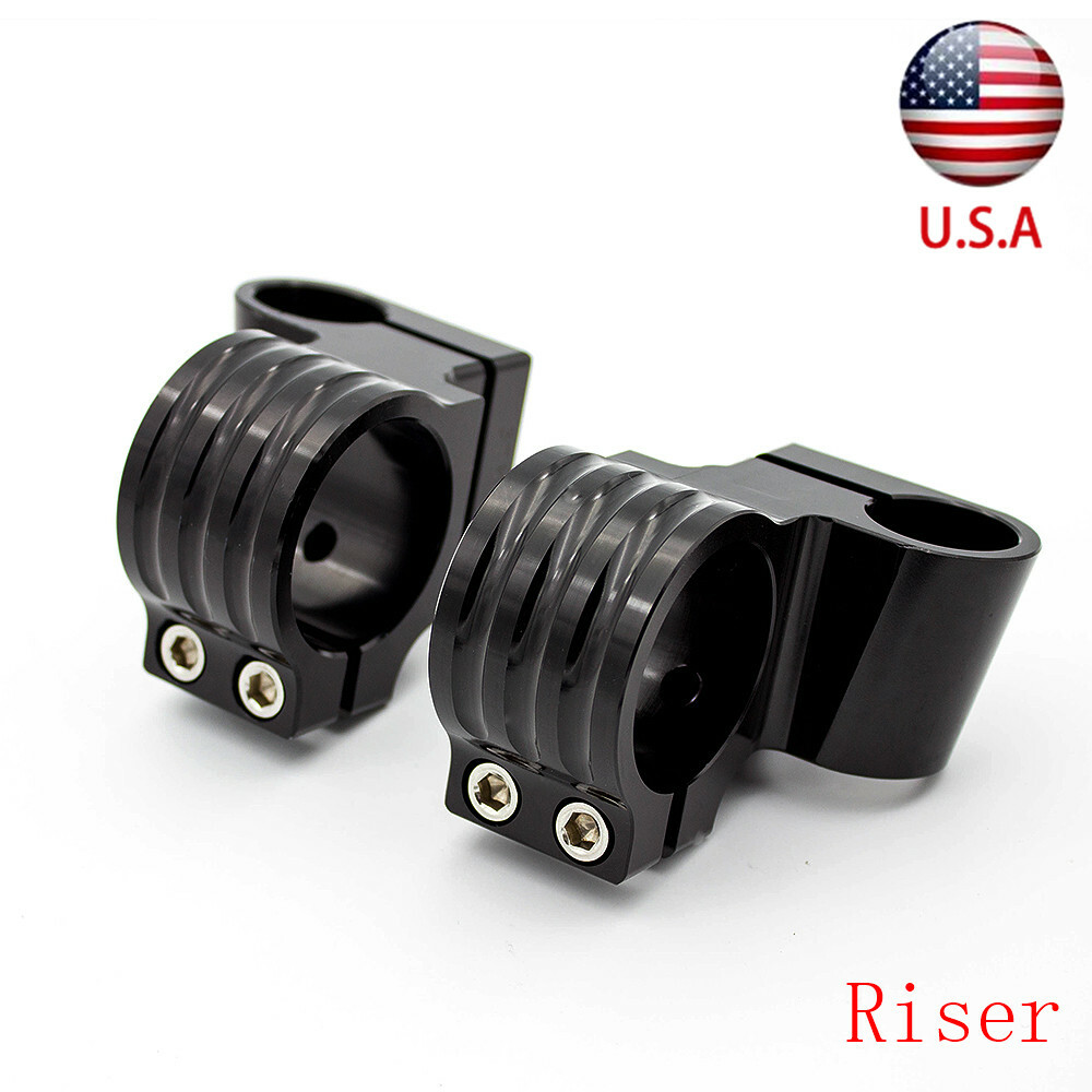 54mm Fork Clip on Clip-ons Handlebar Head Mount Clamp 1″ Rised Universal Motor