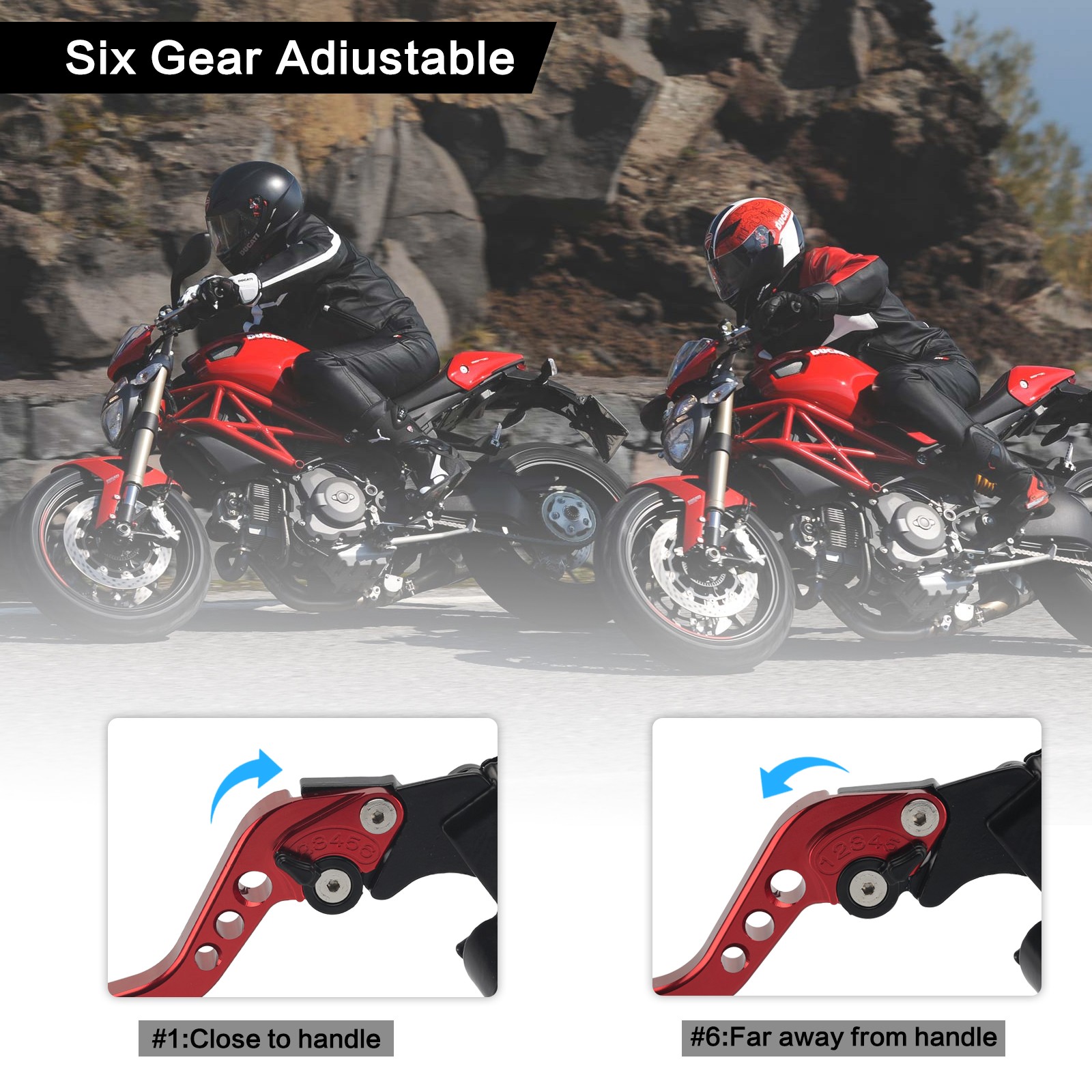 7/8″ Motorcycle Clutch & Hand Brake Lever Kit For Honda CBR250R CBR500R CBR600RR