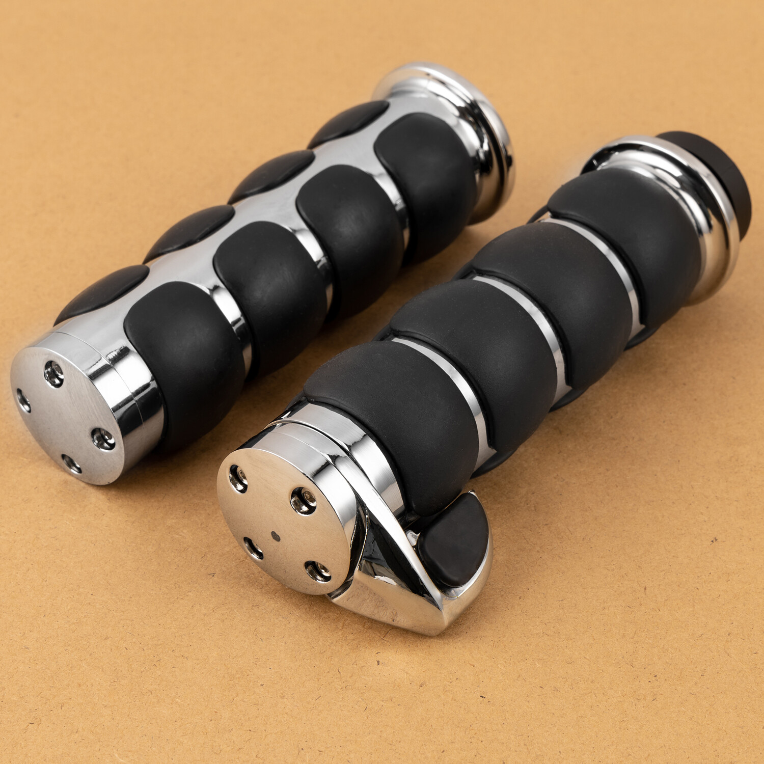 For Harley Softail Electra Glide 1″ Motorcycle Handle Bar Hand Grips W/ Throttle