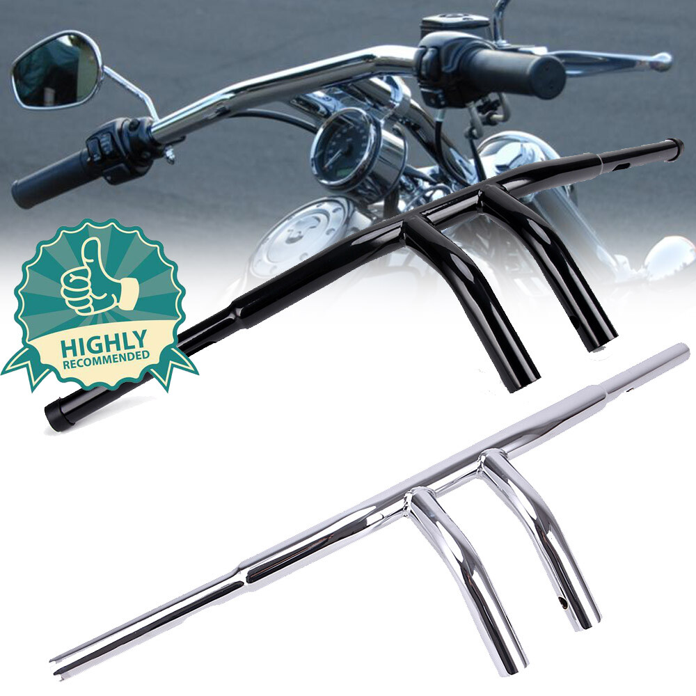 1-1/4″ 8″ RISE T-BARS HANDLEBAR DRAG BAR RETRO MOTORCYCLE CUSTOM UNIVERSAL