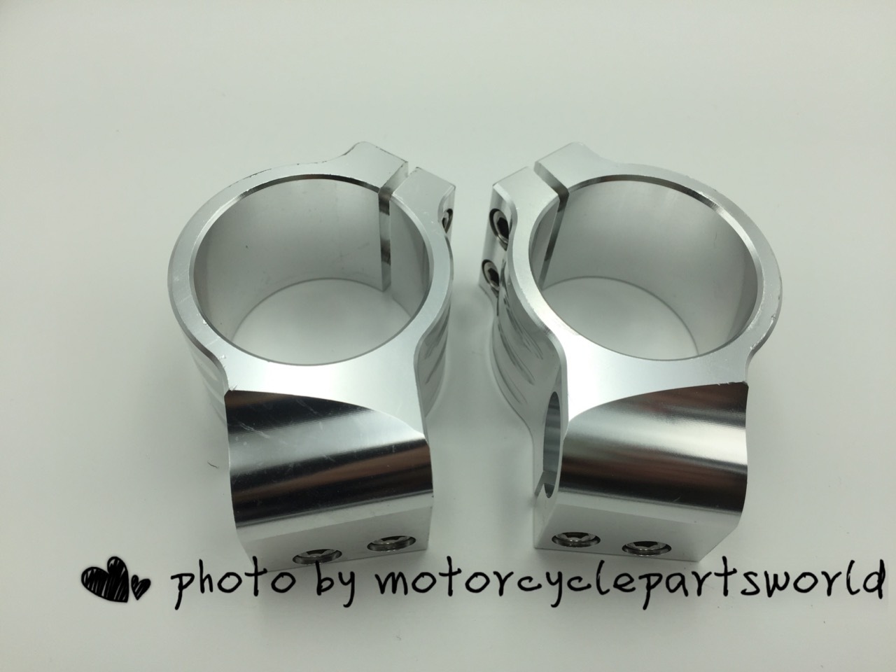 35mm, 7/8″ Tube, CNC Motorcycle Universal Clip On Ons Fork Handle Bar Handlebars