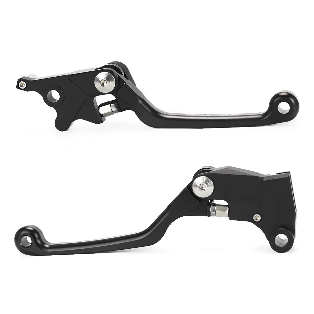 Anodized Pivot Brake Clutch Levers For KAWASAKI KLR 650 KLR650 2008-2024 Black