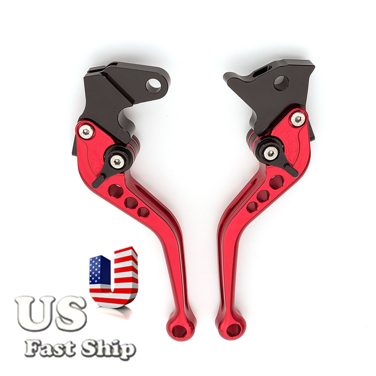 CNC Short Clutch Brake Lever w/Grips For CBR900RR 1993-1999 CBR250RR 1988-1994