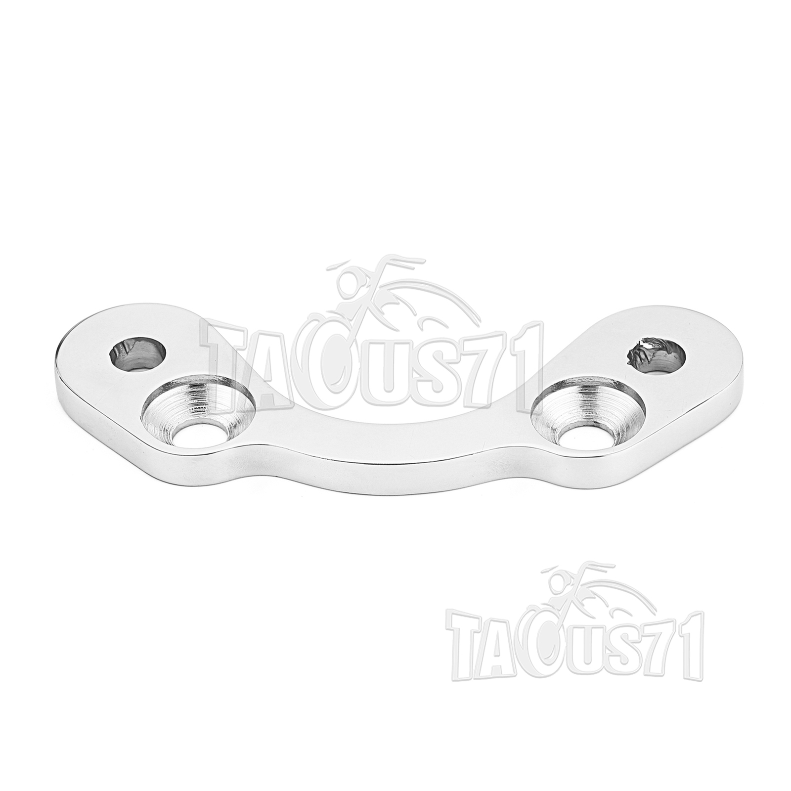 Springer Handlebar Tree Adapter Clamp 3.5″ Wide Riser Fit For Harley DNA Paughco