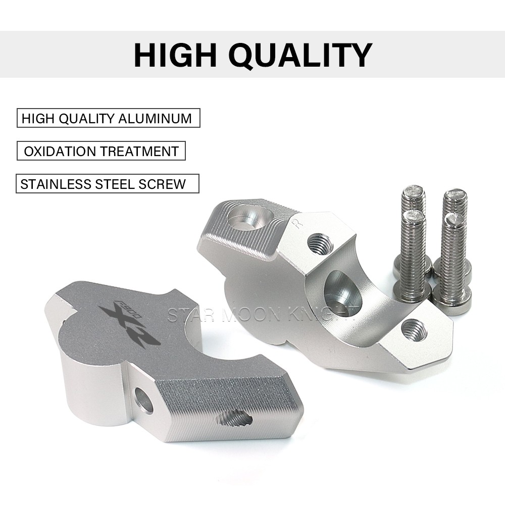 For BMW F850GS F900R F900XR GSA850 Handlebar Riser Clamp Extension Adapter
