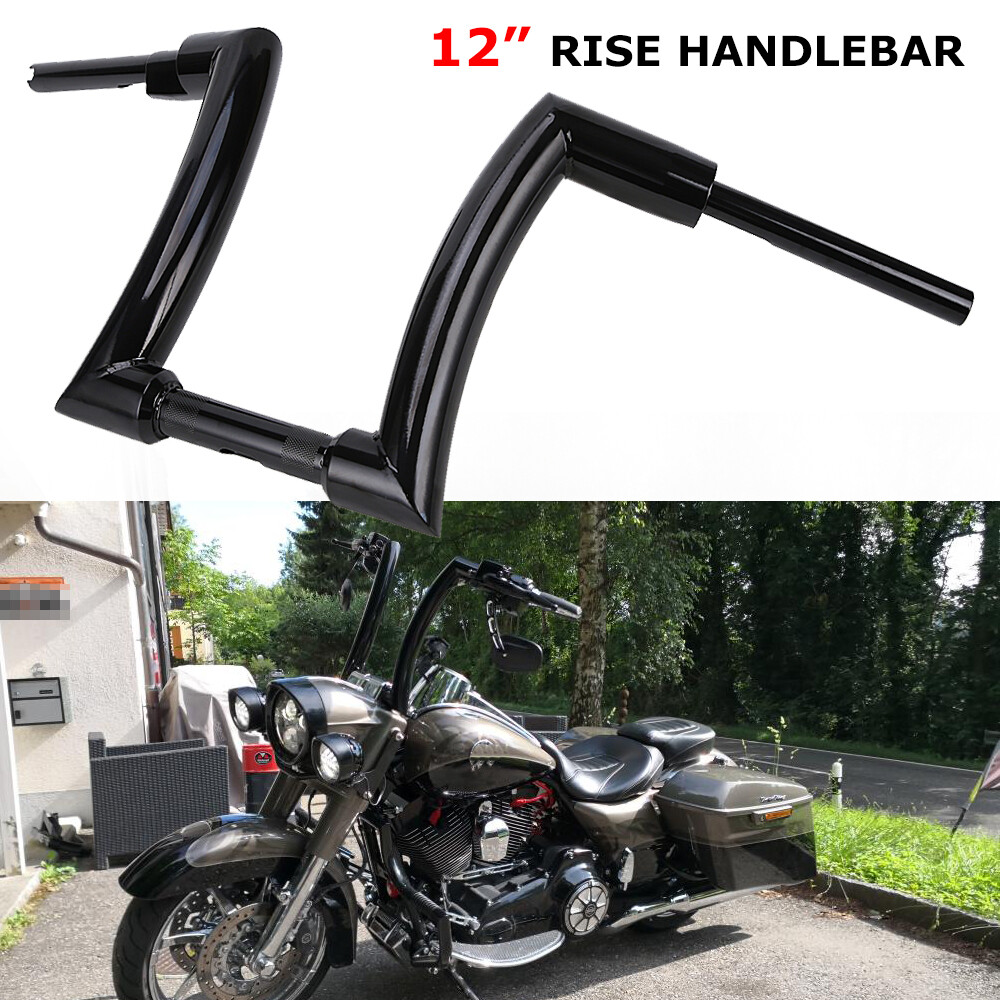 12” 14” 16” 18” Rise Ape Hanger DNA MONSTER Fat Bars 2″ Handlebar For Harley