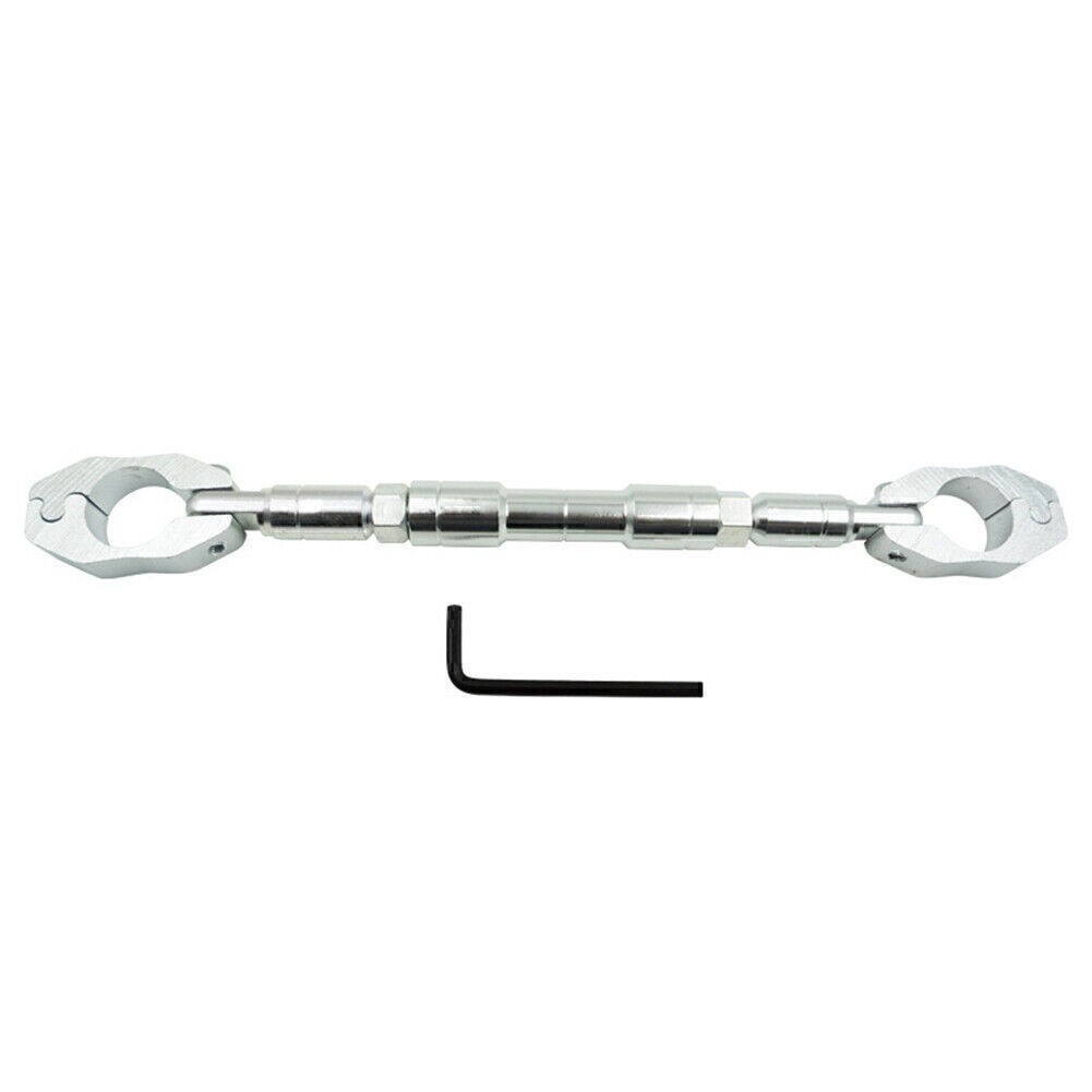 Universal Motorcycle Balance Bar 7/8” 22mm Cross Bar Handlebar Crossbar Silver