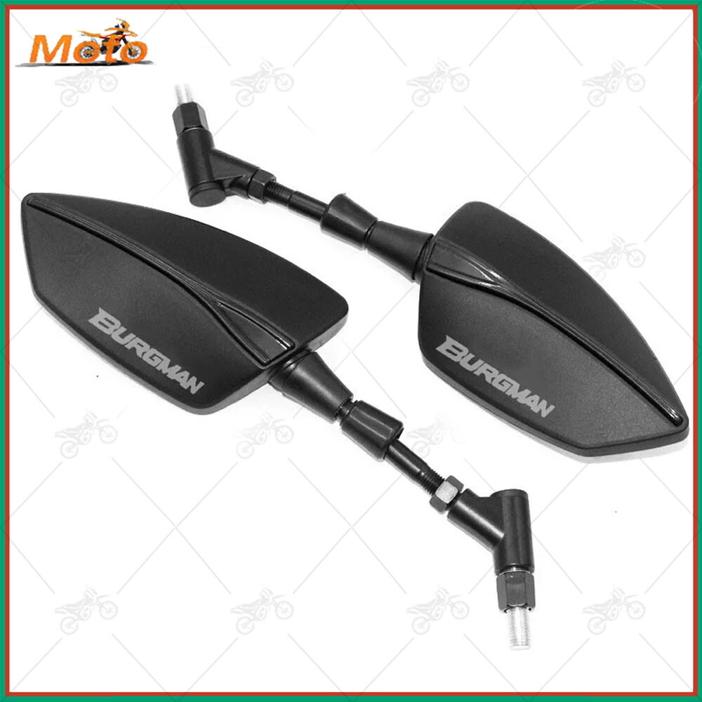 For Suzuki Burgman 2003-2023 Motorcycle Mirrors Rear View Housing Side 2 PCS